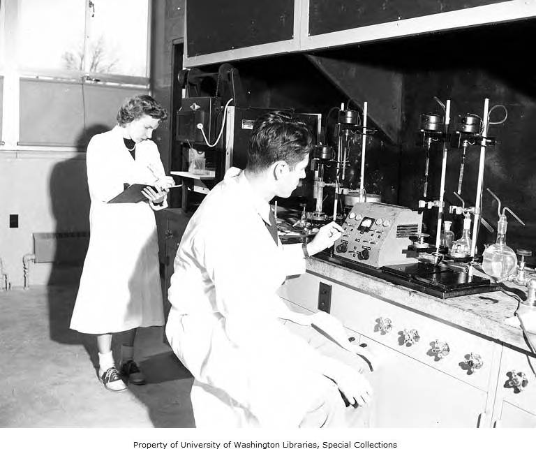 Dr. Clement Finch in lab