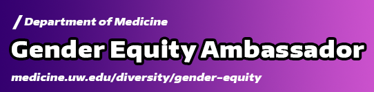 Gender equity ambassador email signature