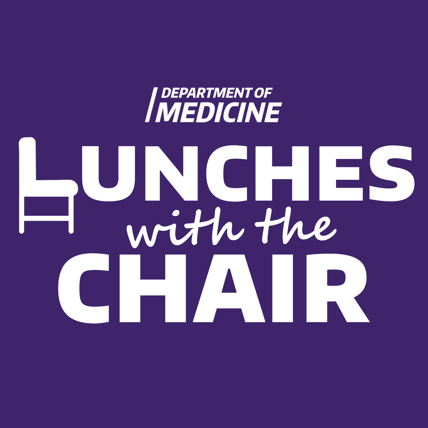 Lunches with the chair logo