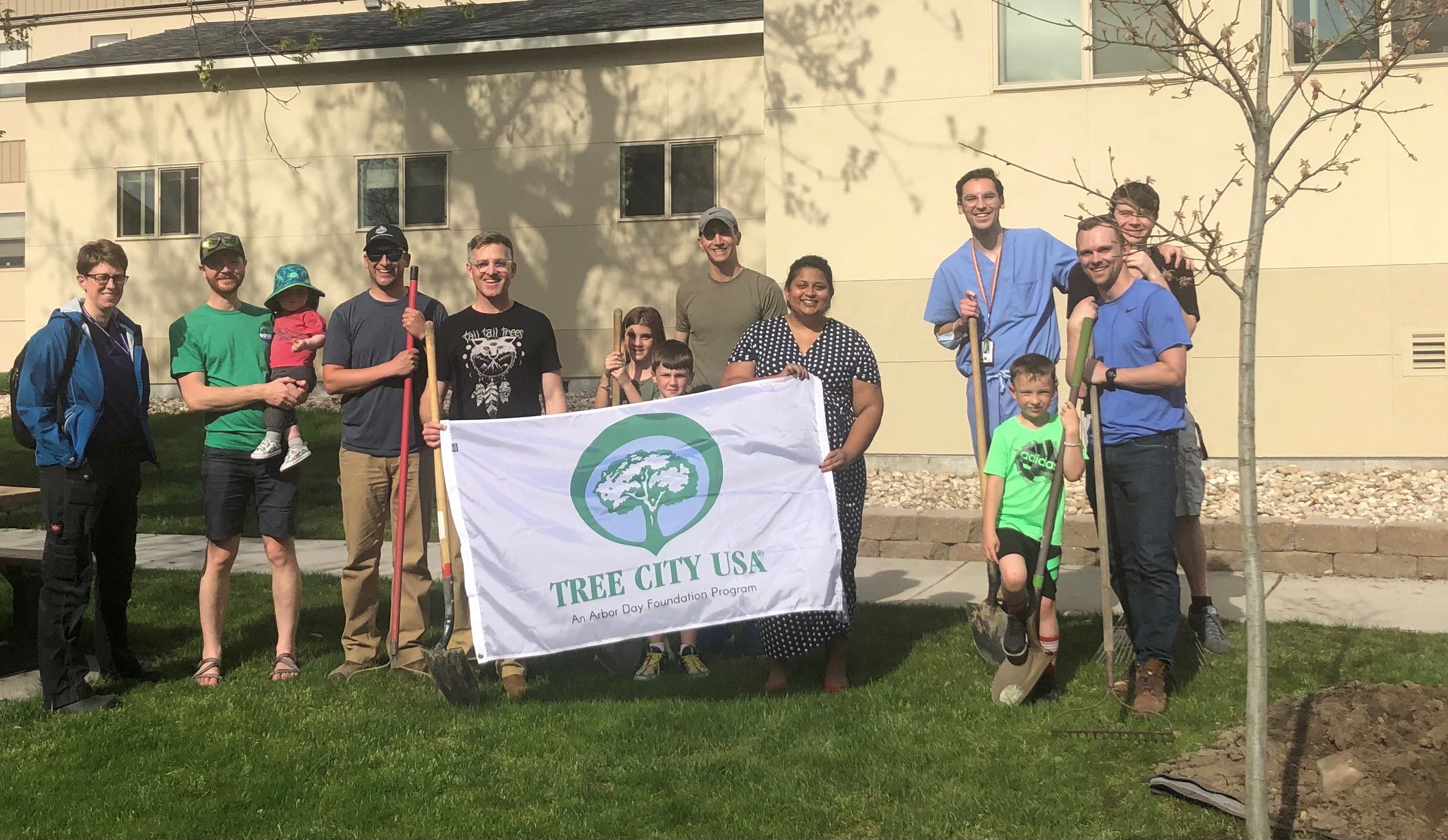 Boise tree planting reconnection event