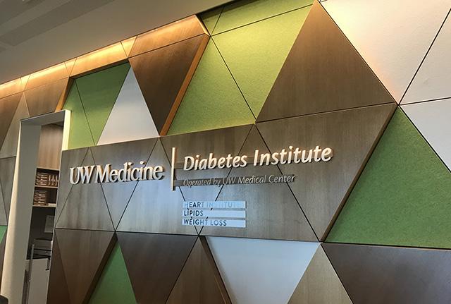 Diabetes Institute sign