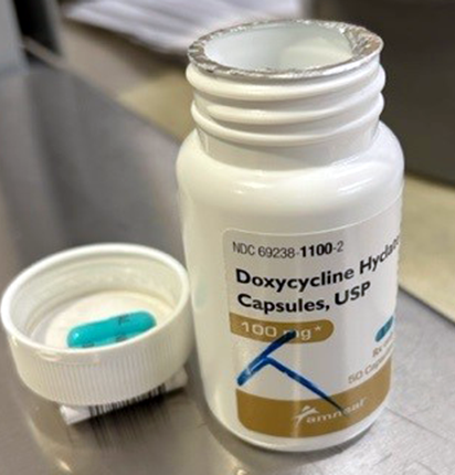 Doxycycline bottle