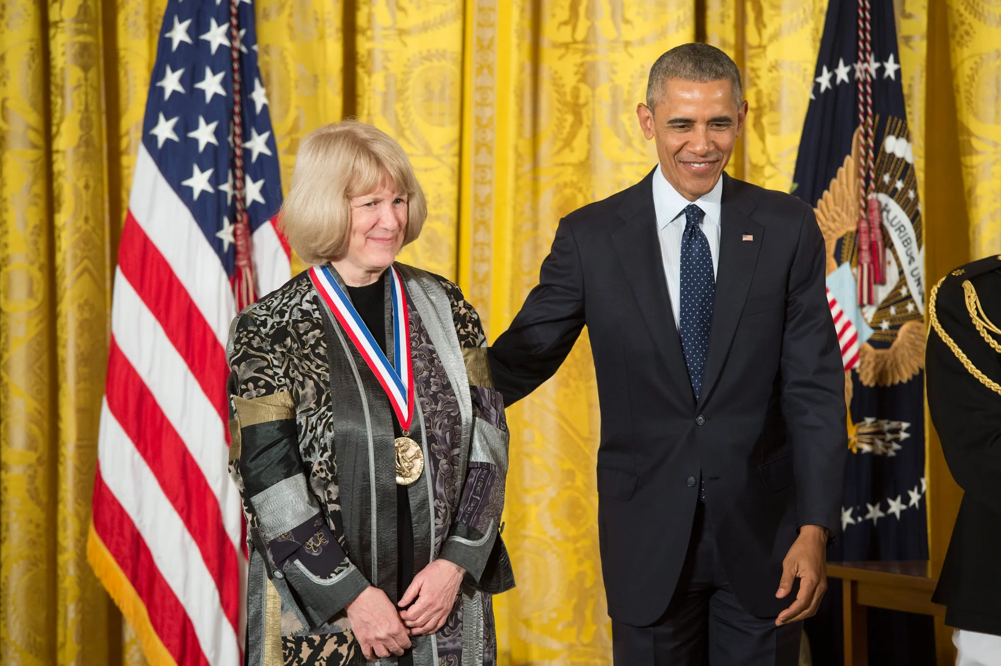 Dr. Mary-Claire King receives Presidential National Medal of Science, 2016.