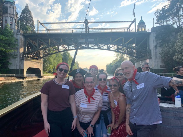 Oncology folks on pirate ship