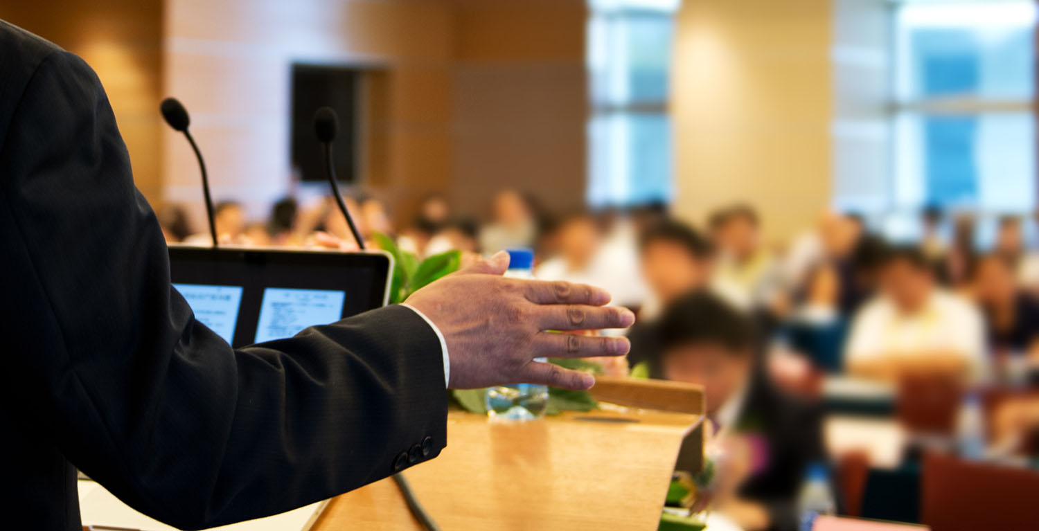 Speech stock image