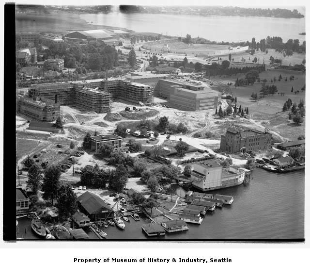 Aerial view of campus