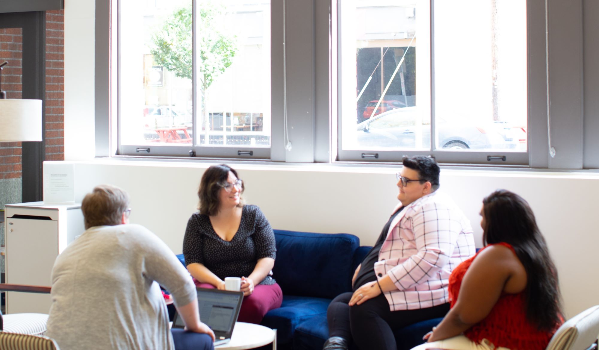 Meeting with coworkers