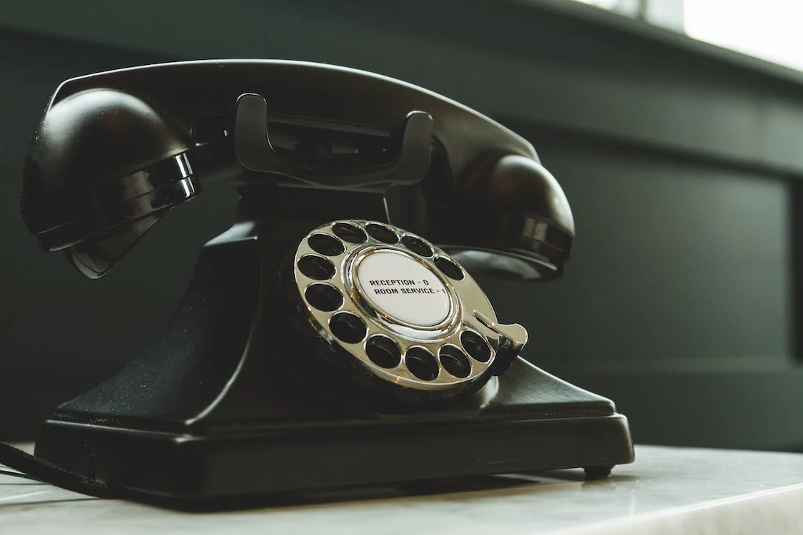 Vintage rotary phone