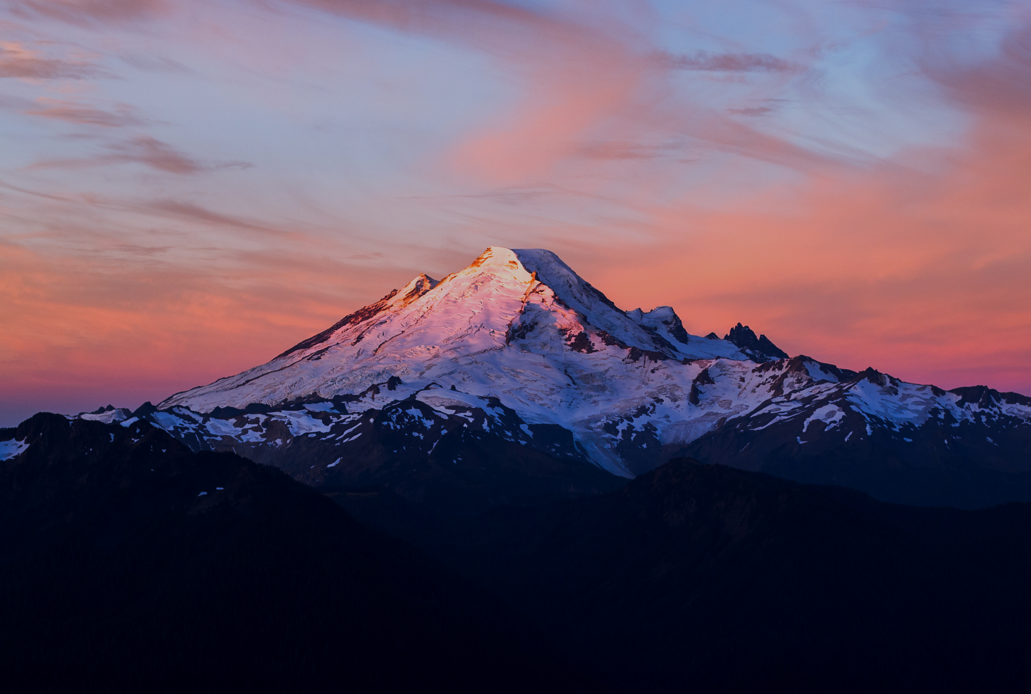 Mt Rainier at sunrise