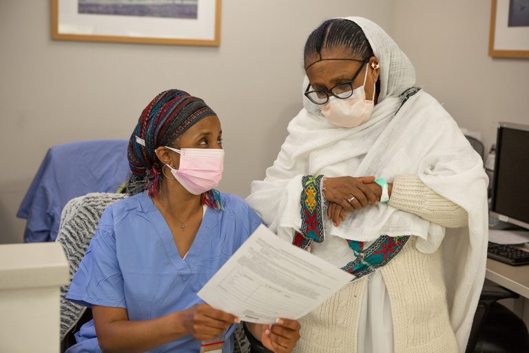 Staff at the International Medicine Clinic