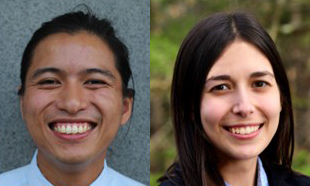 Angelo Cabal and Rebecca Mindel